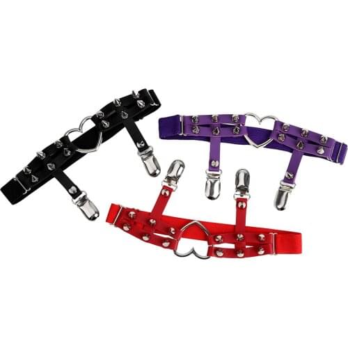 IKOKY Adult Games For the Stockings Sex Toys for Women Sex Suspenders Leg harness Punk Garter Belt