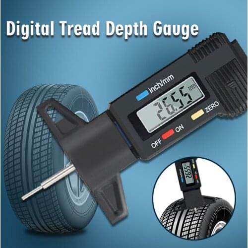 Texture depth gauge caliper tread depth gauge Tyre Wear gauge For Car Tire 0-25mm Universal Measurer Tool Caliper