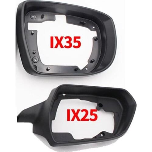 For Hyundai IX35 2009-15 IX25 2015 16 Car Outer Rearview Mirror Frame Cover Side Reversing Mirror Base Holder Trim Housing