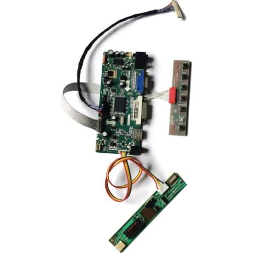 M.NT68676 display controller board DIY kit screen 30Pin For QD15TL07/QD15TL09/QD14TL01/QD14TL02 1CCFL 1280*800 VGA+DVI LVDS