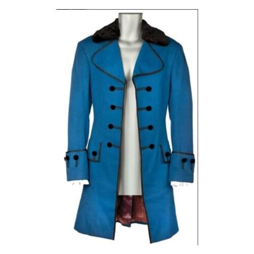 18th Century Mens Royal Military Jacket Costume Colonial Tuxedo Hamilton Coat George Washington Jacket