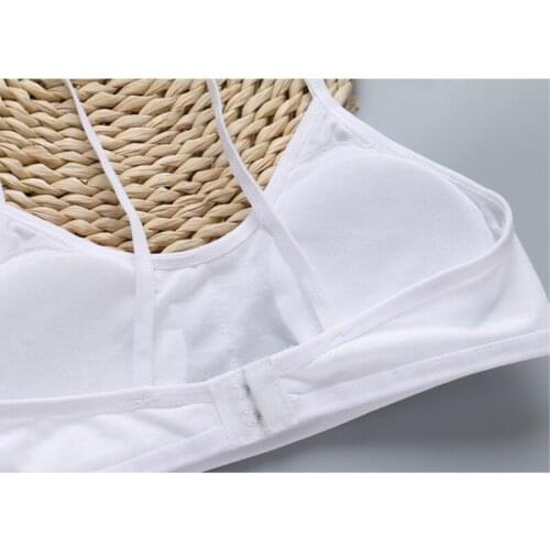Teen Girls Underwear Soft Padded Cotton Bra Young Girls for Yoga Sports Bra