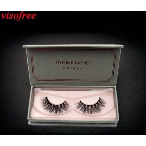 Visofree Mink Lashes High Volume Cruelty Free Mink Eyelashes Hand Made 3D Mink Eyelashes Lightweight and feathery Lashes