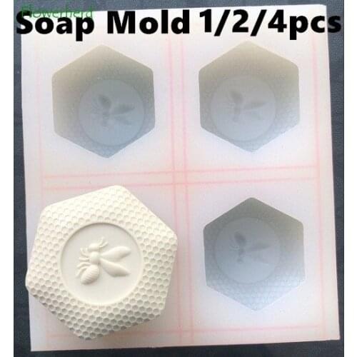 New Soap Making Supplies Honeycomb Silicone Mold Bee Soap Mold Cake Decorating Tools Handmade Soap Craft for Making Diy Soap
