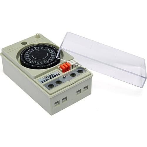 OBOS brand 240V mechanical type 24 hours power timer with 48 times on/off per day min time interval 30 min free shipping