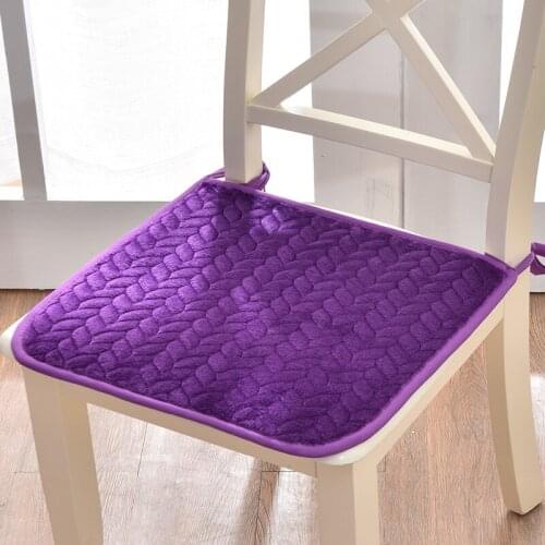 Pastoral Style Chair Cushion Anti-slip Home Office Seat Cushion Comfortable Computer Chair Seat Pad Four Seasons Chair Cushion