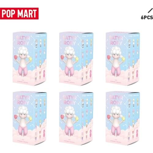 POPMART 6PCS Sale Satyr Rory Zodiac series Toys figure blind box birthday gift free shipping Promotion