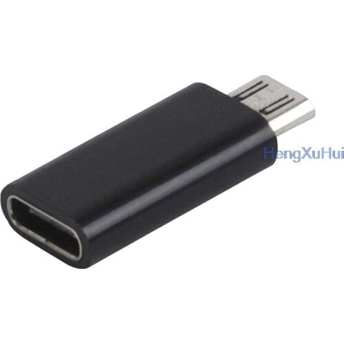 Micro USB Male Plug to Type C Female DATA and Charger Transfer Adapter