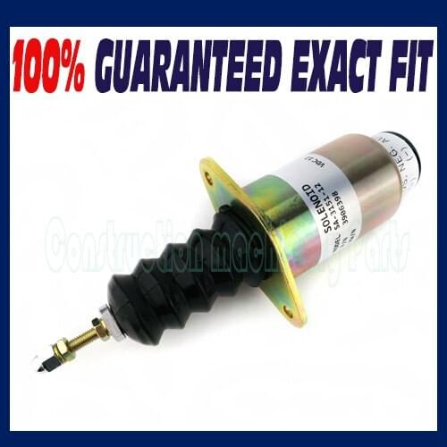 Fuel Shutdown Solenoid, SA-3151-12, 3906398, 12 Volt - Free shipping