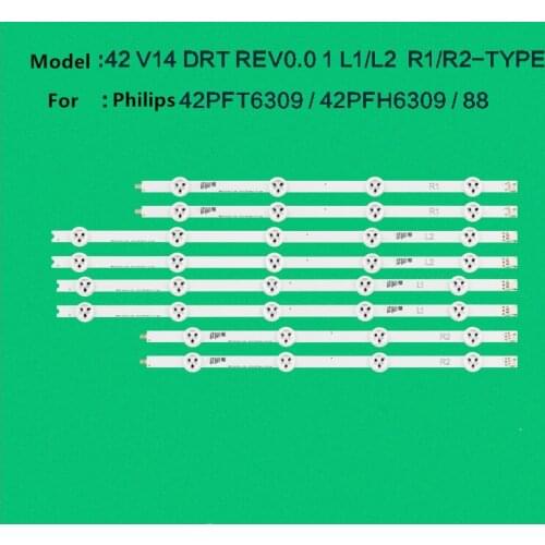 842mm LED Backlight Lamp strip 9leds For LG 42 inch TV LCD 42LA6300-CA 42" V14 DRT LC420DUE(PG)(F1) 916L-1456B 6916L-1957B