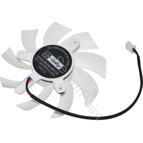Test OK ND-9015M12B 12V 0.28A 2-Pin DC Brushless Fan Cooler for for GTS250 GTS450 GTX550Ti Graphic Card