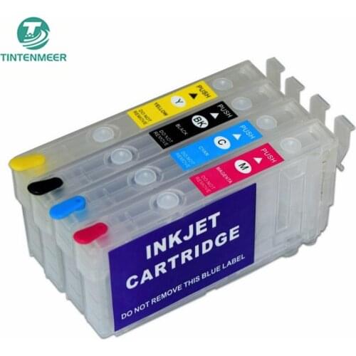 TINTENMEER refillable empty cartridge T802 with auto reset chip EC-4020 EC-4030 EC-4040 4720 4730 4734 4740 for epson printer