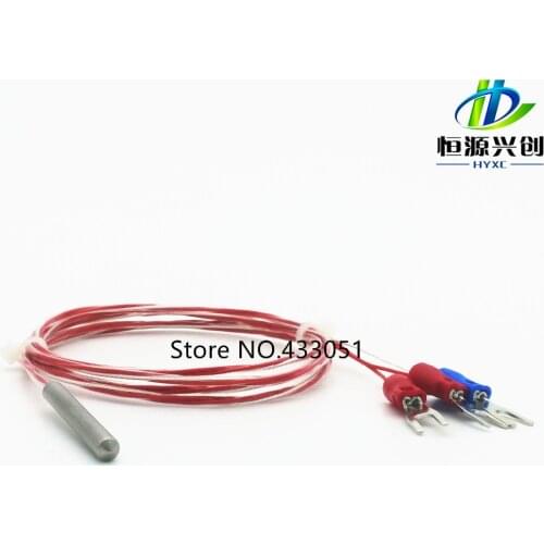 Three wire PT100 temperature sensor platinum resistance temperature sensor /PT100,Four fluorine sheath high-temperature wire