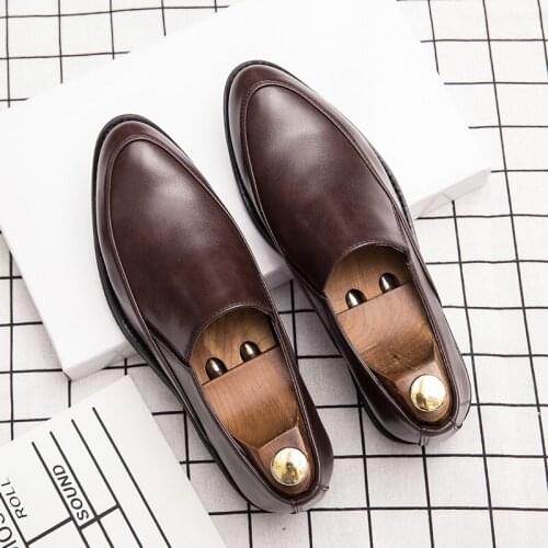 Shoes men original summer formal leather business casual mens shoes office luxury mens Oxford wedding shoes zapatillas hombre