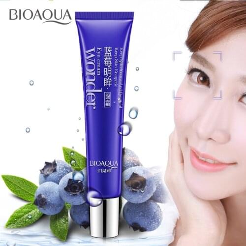 20g BIOAQUA Wonder Blueberry Eye Cream Aging Wrinkles Nourishing Moisturizing Anti-Aging Anti-Puffiness Dark Circle Skin Care