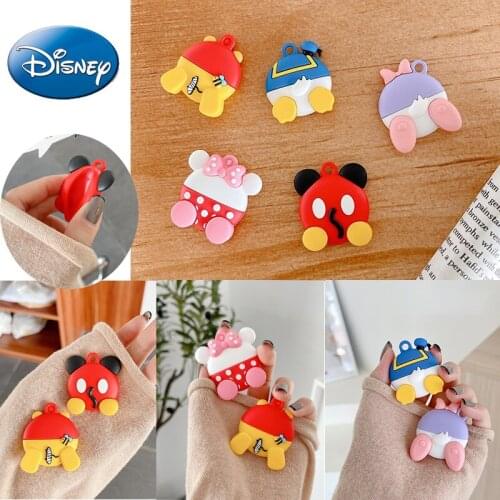 Disney Mickey Butt Protective Cover for Apple Airtag Tracker Location Protector for Iphone 12 Pro Max Mini Airtags Keychai Gift