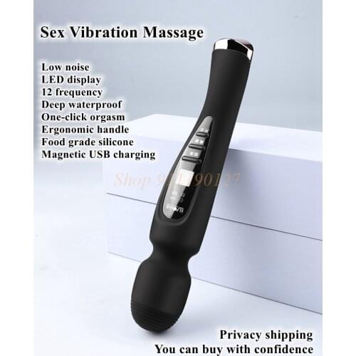 Liquid Crystal Display Clitoris Stimulation G-Spot Vibrator Vagina Massager Female Masturbator Erotic Sex Toys for Women Couples