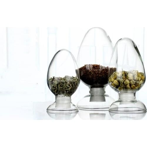 125ml 250ml 500ml Conical Seed Bottle Glass Sample Bottle Display Bottle Contains Stopper