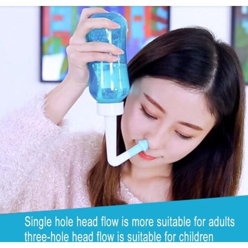 Adults Children Nasal Wash Cleaner Sinusite Nose Protector Cleans Moistens Child Adult Avoid Allergic Rhinitis Neti Pot 300ML