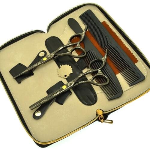 5.5 Inch Smith Chu Hairdressing Hair Scissors Japan Steel Barber Cutting Scissor Hair Thinning Shears Salon Styling Tools A0147C