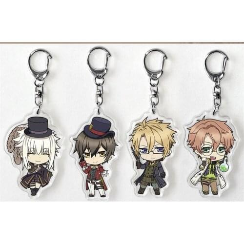 Anime Code:Realize Lupin Helsing Impey Barbicane Victor Germain Keychain Keyring Halloween Cosplay Keychain Keyring Gift