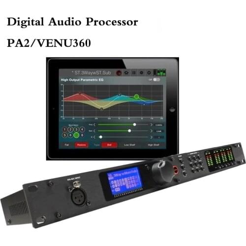 PA2/VENU360 2 Input 6 Output Stage Audio Processor Original Software Pro Audio Driver Rack Professional Speaker Audio Processor