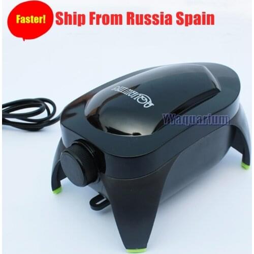 Fish Quiet Air Pump Aquarium Powerful Air Compressor 220V Flow Rate Adjust Double outlet 10W 8L/Mi Tube Air stone Warehouse ship