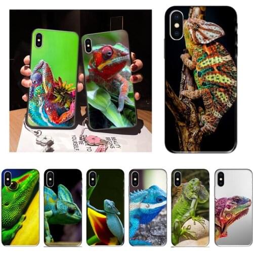 XSPING Animal IGuana Chameleon Lizard Design Phone Case For iPhone 12 Mini 11 Pro XS Max X XR 7 8 Plus