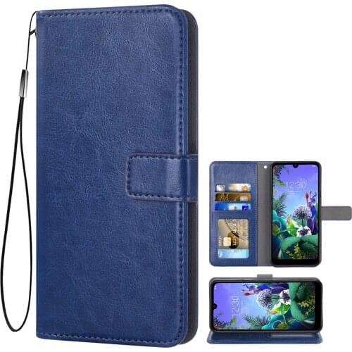 Flip Cover Leather Wallet Phone Case For LG Q6 Plus Q7 Alpha Q60 Q70 K4 2017 K8 2016 K9 K10 2018 K12 K20 K30 2019 K31 K40 K50