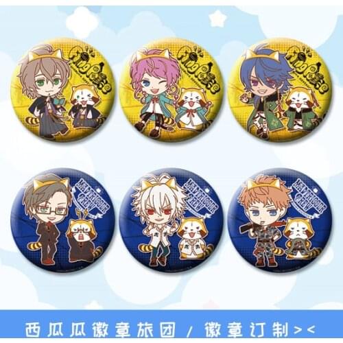 Hypnosis Mic badge around 58 mm Brooch Round Iron Button Brooch