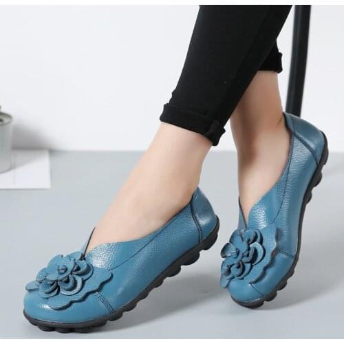 LAKESHI Women's Ballet Flats With Heels
