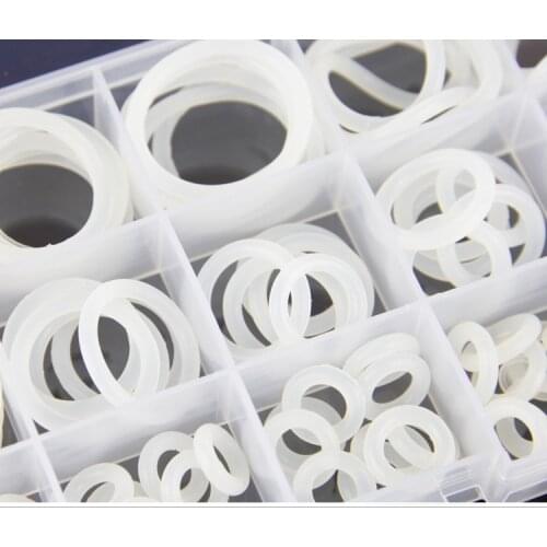 100 PCS Silicone Rubber Sealing Strips O Ring Seal Kit oring o-ring Set CS 3mm 15 Sizes