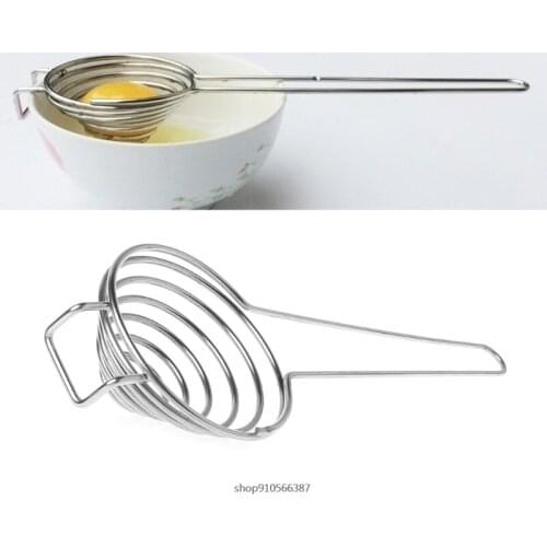 Stainless Steel Egg White Separator Yolk Filter Kitchen Gadgets Sieve Kitchen Tool Hot A5 21 Wholesales