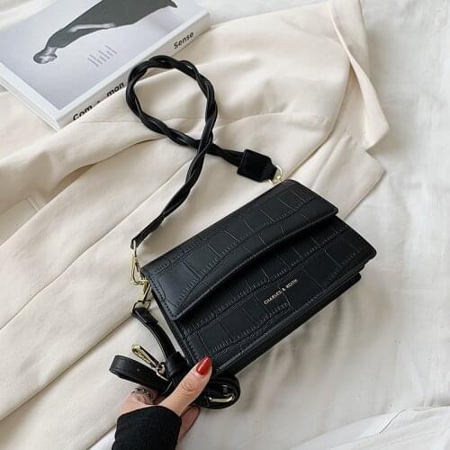 2021 summer new fashion messenger bag ladies casual shoulder bag mini bag stone pattern female bag luxury designer female bag