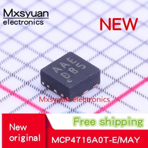 10PCS~50PCS/LOT MCP4716A0T-E/MAY MCP4716AOT-E/MAY MCP4716A0T DFN6 New original