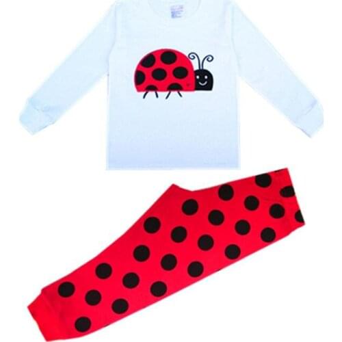 Retail Spring Cartoon Kids Pajamas Set Baby Toddlers Girls Boy Pyjamas Clothes Sleepwear Homewear Children Nightwear A053