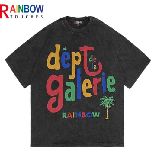 Мужские летние футболки RAINBOW TOUCHES China At AliExpress