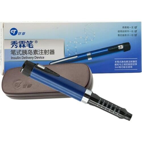 Handhold Portable Insulin Injection Syringe Delivery Device For Health Care People With Diabetes Diabetic Pen