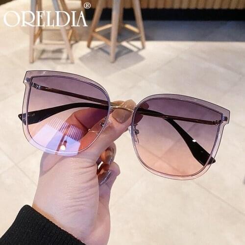 Retro Rimless Sunglasses Men And Women Fashion Trend Sliced Glasses 2021 Latest Metal Gradient Color Ladies Sunglasses UV400