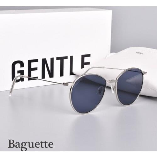 Fashion Brand GM Sunglasses GENTLE Sunglasses Metal Frame Glasses Baguette Polarized Sunglasses Lens UV400 for Women Men