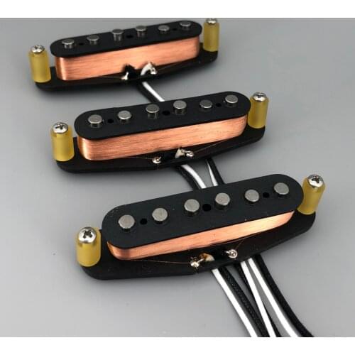 Vintage V60 SSS Single Coil Handwound Alnico 5 Guitar Pickups 42 Heavy Formvar Wires