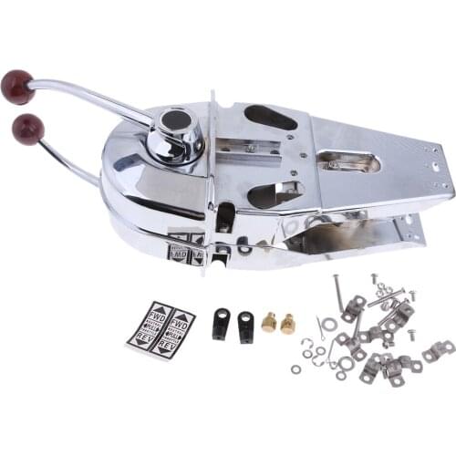 YK9-D Universal Dual Control Lever Top Mount Handle - Zinc Alloy - Marine Engine