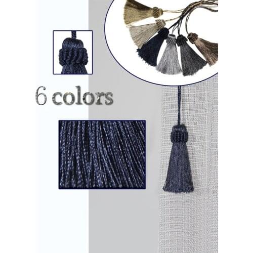 2Pc Small Tassel Curtain Tassels Decoration Hanging Pendant DIY Key Tassel Jewelry Accessories Room Accessories