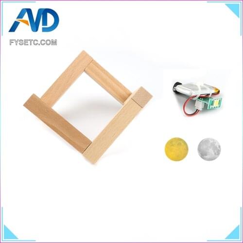 3D Printed Lamp Board Usb Touch Light Board 2 Color 3d Printing Moon Lamp Board With Battery Powered Led Color Change Night Lamp