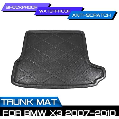 Car Floor Mat Carpet Rear Trunk Anti-mud Cover For BMW X3 2007 2008 2009 2010