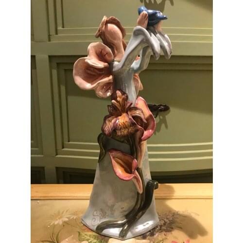 American Pearl Glazed Hand-painted Goddess Ceramic Decoration Home Accessories Business Gifts