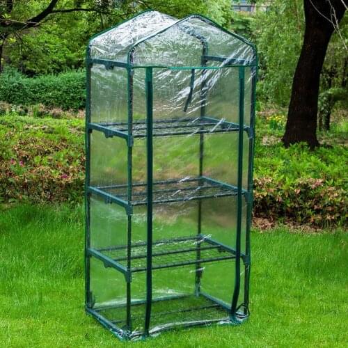 2/3/4/5 Tiers Greenhouse Cover Greenhouse PVC Plant Cover Clear PVC Cover Waterproof Gardening Protect Plants