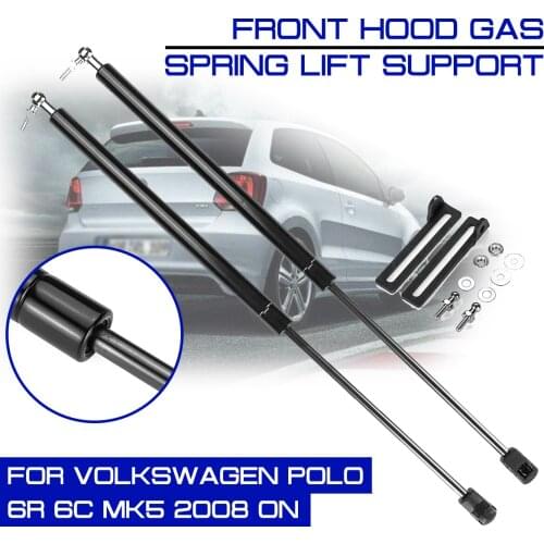 Refit Bonnet Hood Gas Shock For Volkswagen For VW Polo 6R 6C MK5 2008 2009+ Lift Strut Bars Support Rod Gas Spring