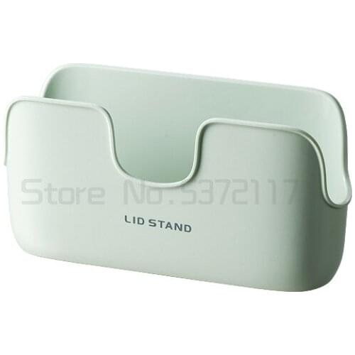 Pot cover rack wall mounted no hole kitchen household sitting shelf for pot cover artifact wall storage rack