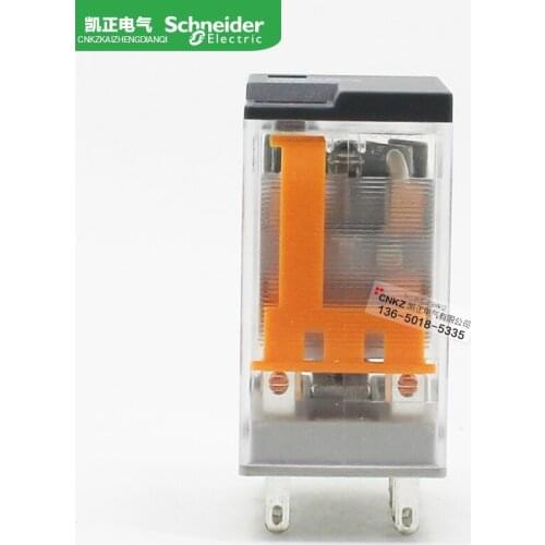10 pieces of Genuine Schneider Relay RXM2LB2BD small intermediate relay DC24V 8 feet 2 open 2 closed 5A